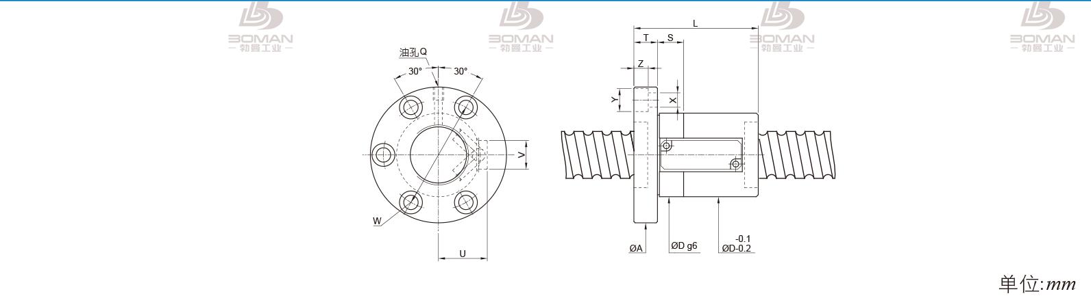 PMI FSVE3220-3.5 PMI TBI研磨级滚珠丝杆